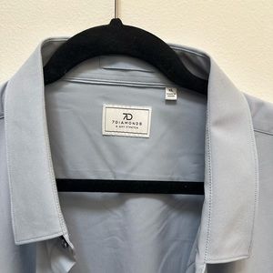 7 Diamonds men’s dress 4 ways stretch shirt l, light blue color, new with tags.
